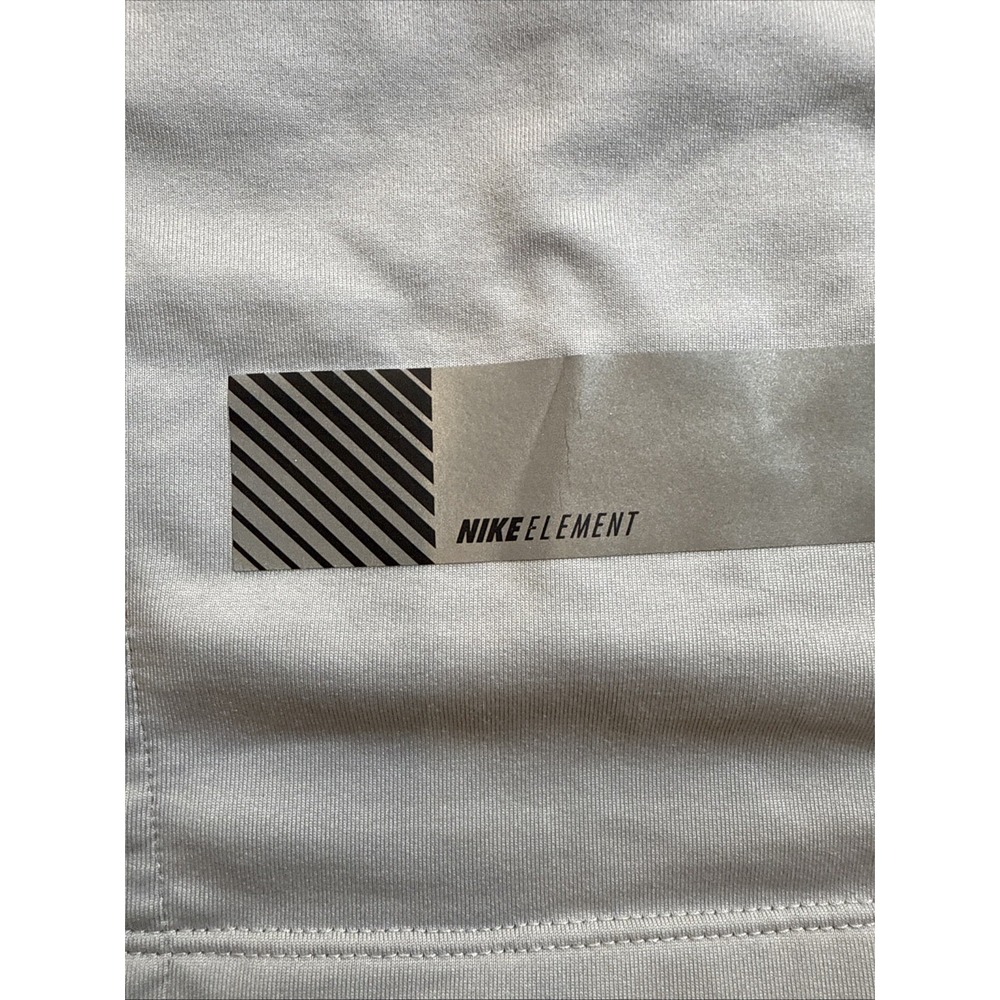 Nike Element Dri fit Fleece Lined Gray Running Training‎ Jacket Windbrkr Wmns M - Picture 7 of 9
